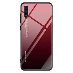 Gradient Color Glass Case, For Galaxy A70, For Galaxy M10, For Galaxy M30