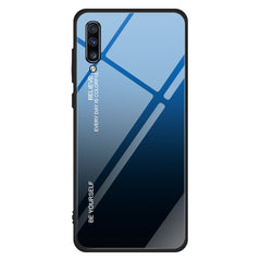 Gradient Color Glass Case, For Galaxy A70, For Galaxy M10, For Galaxy M30