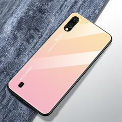 Gradient Color Glass Case, For Galaxy A70, For Galaxy M10, For Galaxy M30