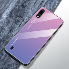 Gradient Color Glass Case, For Galaxy A70, For Galaxy M10, For Galaxy M30