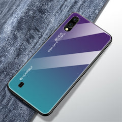 Gradient Color Glass Case, For Galaxy A70, For Galaxy M10, For Galaxy M30