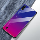 For Galaxy M10 / Red Blue