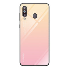Gradient Color Glass Case, For Galaxy A70, For Galaxy M10, For Galaxy M30