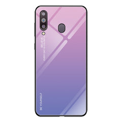 Gradient Color Glass Case, For Galaxy A70, For Galaxy M10, For Galaxy M30