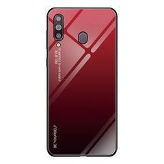 Gradient Color Glass Case, For Galaxy A70, For Galaxy M10, For Galaxy M30