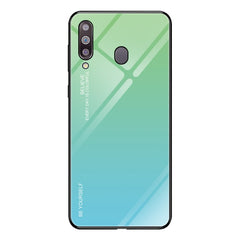 Gradient Color Glass Case, For Galaxy A70, For Galaxy M10, For Galaxy M30