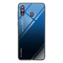 Gradient Color Glass Case, For Galaxy A70, For Galaxy M10, For Galaxy M30
