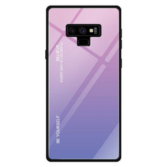 Gradient Color Glass Case, For Galaxy Note 9, For Galaxy S9, For Galaxy S10