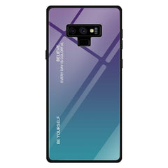 Gradient Color Glass Case, For Galaxy Note 9, For Galaxy S9, For Galaxy S10