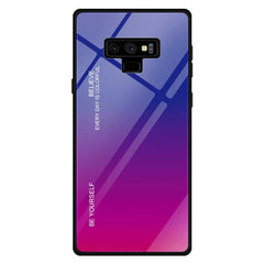 Gradient Color Glass Case, For Galaxy Note 9, For Galaxy S9, For Galaxy S10