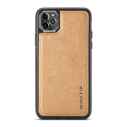 WHATIF Kraft Paper TPU + PC Full Coverage Protective Case, For iPhone 11 Pro, For iPhone 11 Pro Max