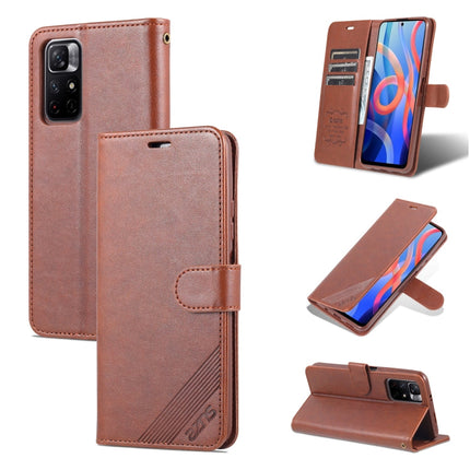 AZNS Sheepskin Texture Horizontal Flip Leather Phone Case with Holder & Card Slots & Wallet, For Xiaomi Redmi Note 11 / Poco M4 Pro 5G