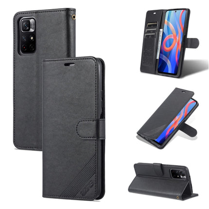 AZNS Sheepskin Texture Horizontal Flip Leather Phone Case with Holder & Card Slots & Wallet, For Xiaomi Redmi Note 11 / Poco M4 Pro 5G