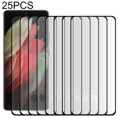 25 PCS Edge Glue 3D Curved Edge Full Screen Tempered Glass Film, For Samsung Galaxy S22 Ultra 5G (25pcs), For Samsung Galaxy S22+ 5G (25pcs), For Samsung Galaxy S22 5G (25pcs)