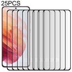 25 PCS Edge Glue 3D Curved Edge Full Screen Tempered Glass Film, For Samsung Galaxy S22 Ultra 5G (25pcs), For Samsung Galaxy S22+ 5G (25pcs), For Samsung Galaxy S22 5G (25pcs)