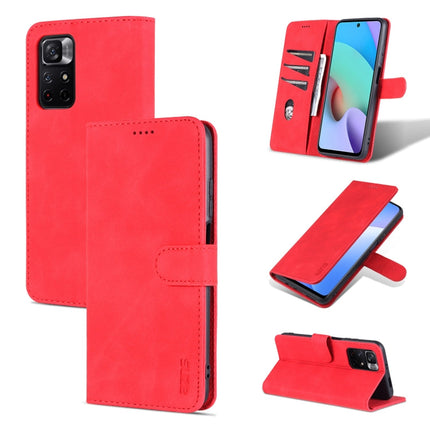 AZNS Skin Feel Calf Texture Horizontal Flip Leather Phone Case with Card Slots & Holder & Wallet, For Xiaomi Redmi Note 11 / Poco M4 Pro 5G