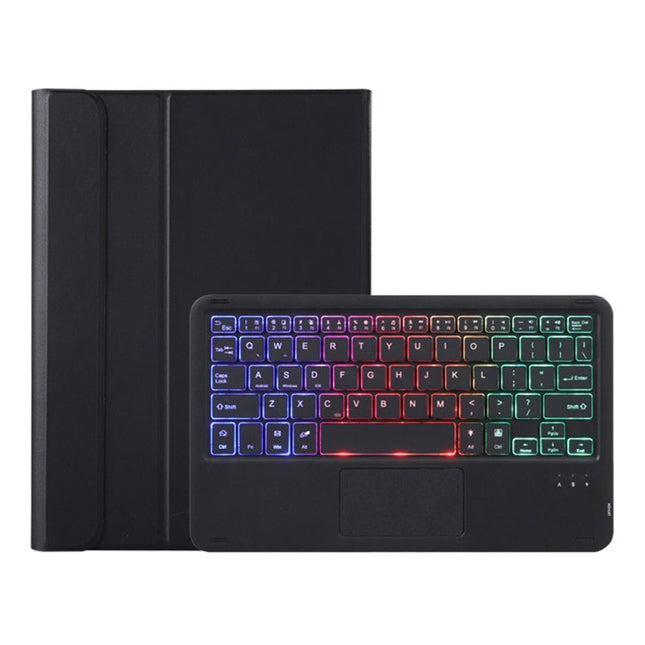 A08-AS Ultra-thin Backlight Bluetooth Keyboard Leather Case with Touchpad For Samsung Galaxy Tab A8 2021 SM-X205 / SM-X200