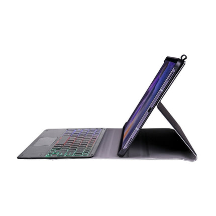 A08-AS Ultra-thin Backlight Bluetooth Keyboard Leather Case with Touchpad For Samsung Galaxy Tab A8 2021 SM-X205 / SM-X200