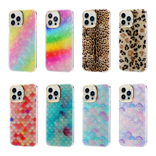 Electroplating Shell Texture Phone Case, For iPhone 13, For iPhone 13 Pro, For iPhone 13 Pro Max