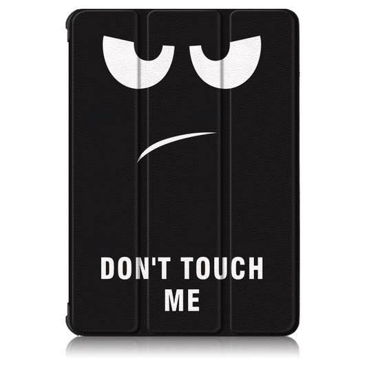 Painted TPU Horizontal Flip Tablet Leather Case with 3-Fold Holder & Sleep / Wake-up Function, For Samsung Galaxy Tab S7 FE 12.4 inch
