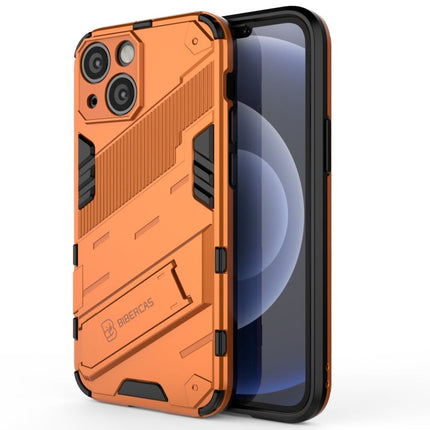 Punk Armor 2 in 1 PC + TPU Phone Case with Invisible Holder, For iPhone 13 mini, For iPhone 13, For iPhone 13 Pro