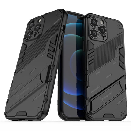 Punk Armor 2 in 1 PC + TPU Phone Case with Invisible Holder, For iPhone 13 Pro Max
