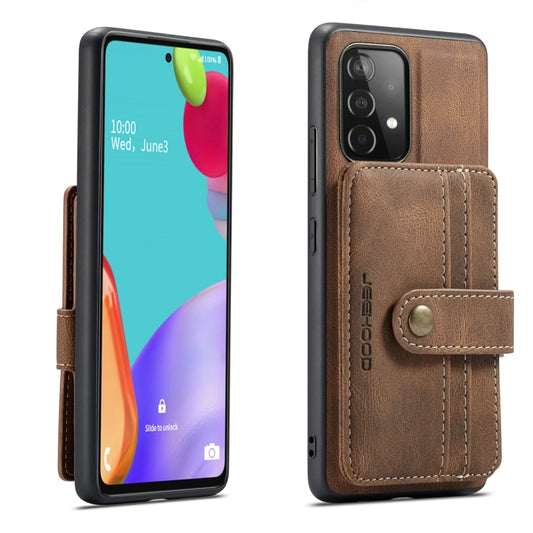 JEEHOOD RFID Blocking Anti-Theft Magnetic PU + TPU Phone Case with Card Slot, For Samsung Galaxy A32 5G, For Samsung Galaxy A12 5G, For Samsung Galaxy A22 5G, For Samsung Galaxy A52 5G / 4G, For Samsung Galaxy A72 5G / 4G, For Samsung Galaxy A71 5G