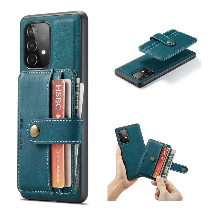JEEHOOD RFID Blocking Anti-Theft Magnetic PU + TPU Phone Case with Card Slot, For Samsung Galaxy A32 5G, For Samsung Galaxy A12 5G, For Samsung Galaxy A52 5G / 4G, For Samsung Galaxy A72 5G / 4G, For Samsung Galaxy A71 5G, For Samsung Galaxy Note20 Ult...