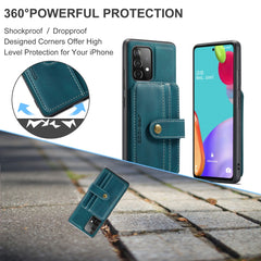 JEEHOOD RFID Blocking Anti-Theft Magnetic PU + TPU Phone Case with Card Slot, For Samsung Galaxy A32 5G, For Samsung Galaxy A12 5G, For Samsung Galaxy A52 5G / 4G, For Samsung Galaxy A72 5G / 4G, For Samsung Galaxy A71 5G, For Samsung Galaxy Note20 Ult...