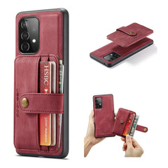 JEEHOOD RFID Blocking Anti-Theft Magnetic PU + TPU Phone Case with Card Slot, For Samsung Galaxy A32 5G, For Samsung Galaxy A12 5G, For Samsung Galaxy A22 5G, For Samsung Galaxy A52 5G / 4G, For Samsung Galaxy A72 5G / 4G, For Samsung Galaxy A71 5G
