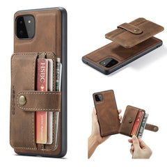 JEEHOOD RFID Blocking Anti-Theft Magnetic PU + TPU Phone Case with Card Slot, For Samsung Galaxy A32 5G, For Samsung Galaxy A12 5G, For Samsung Galaxy A22 5G, For Samsung Galaxy A52 5G / 4G, For Samsung Galaxy A72 5G / 4G, For Samsung Galaxy A71 5G