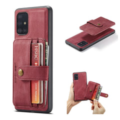 JEEHOOD RFID Blocking Anti-Theft Magnetic PU + TPU Phone Case with Card Slot, For Samsung Galaxy A32 5G, For Samsung Galaxy A12 5G, For Samsung Galaxy A22 5G, For Samsung Galaxy A52 5G / 4G, For Samsung Galaxy A72 5G / 4G, For Samsung Galaxy A71 5G