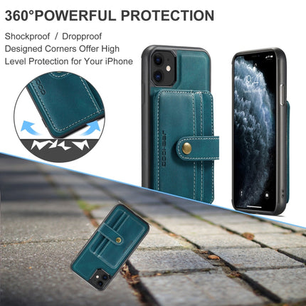 JEEHOOD RFID Blocking Anti-Theft Wallet Phone Case, For iPhone 12 mini, For iPhone 12 / 12 Pro, For iPhone 12 Pro Max, For iPhone 11, For iPhone 11 Pro, For iPhone 11 Pro Max, For iPhone X / XS, For iPhone XR