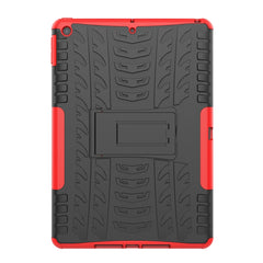 Tire Texture TPU + PC Shockproof Case with Holder, For iPad 10.2 2021 / 2020 / 2019, For Galaxy Tab S6, For Huawei MediaPad M5 Lite 8, For Amazon Kindle Fire HD 10 2019