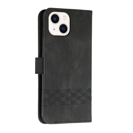 Cubic Skin Feel Flip Leather Phone Case, For iPhone 13 mini, For iPhone 13, For iPhone 13 Pro, For iPhone 13 Pro Max