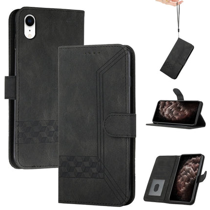 Cubic Skin Feel Flip Leather Phone Case, For iPhone 11 Pro, For iPhone 11 Pro Max, For iPhone X / XS, For iPhone XR