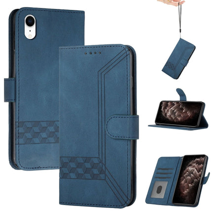 Cubic Skin Feel Flip Leather Phone Case, For iPhone 11 Pro, For iPhone 11 Pro Max, For iPhone X / XS, For iPhone XR