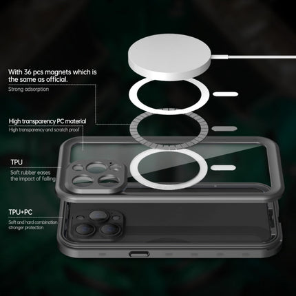 PC + TPU + PET Shockproof Magsafe Waterproof Phone Case, For iPhone 13 Pro, For iPhone 13