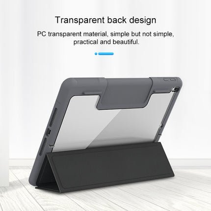 Mutural Horizontal Flip PC + TPU + PU Leather Case with Holder & Pen Slot, For iPad 10.2, For iPad 9.7, For iPad Pro 10.5