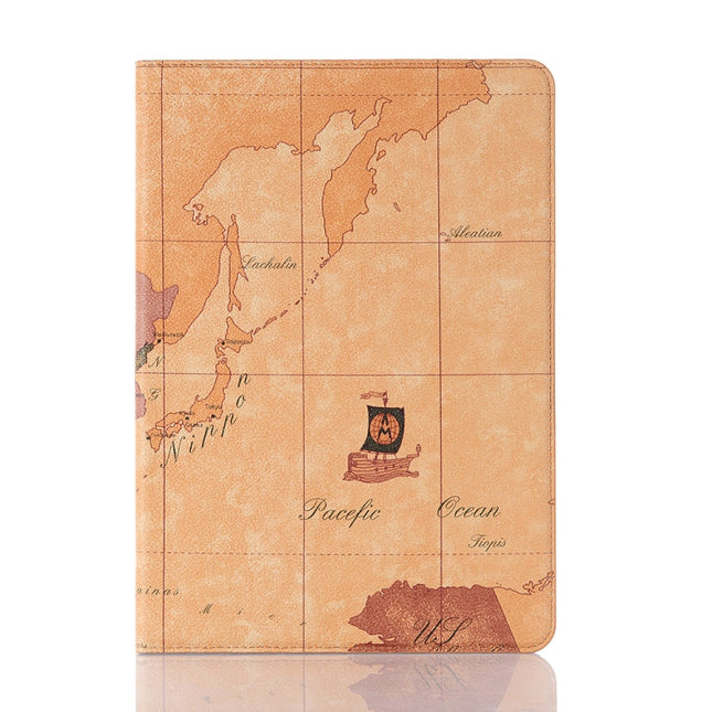 For iPad 10.2 / 10.5 Map Texture Horizontal Flip Leather Case with Holder & Card Slots & Wallet, Random Texture Delivery