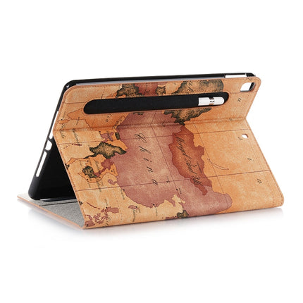 For iPad 10.2 / 10.5 Map Texture Horizontal Flip Leather Case with Holder & Card Slots & Wallet, Random Texture Delivery