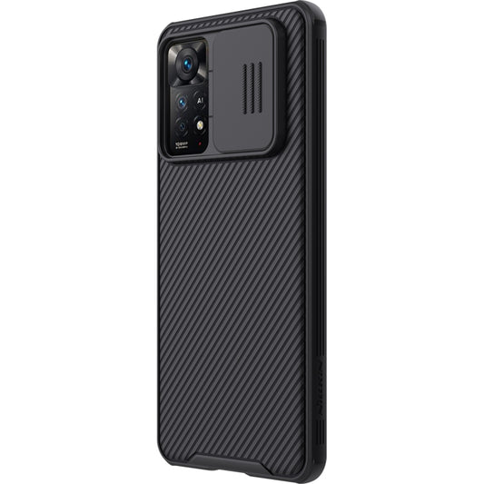 For Xiaomi Redmi Note 11 Pro Global / 11 Pro Global 5G / 11 Pro+ 5G India / 11E Pro 5G NILLKIN Black Mirror Pro Camshield PC Case (Peacock Blue), For Xiaomi Redmi Note 11 Pro Global
