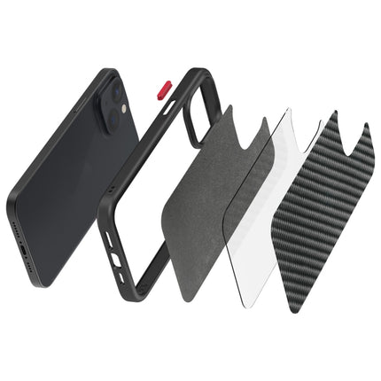 Real Carbon Fiber MagSafe Magnetic Phone Case, For iPhone 13, For iPhone 13 mini