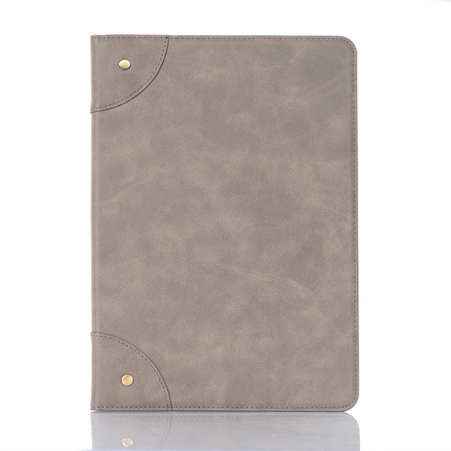 For iPad 10.2 / 10.5 Retro Book Style Horizontal Flip Leather Case with Holder & Card Slots & Wallet