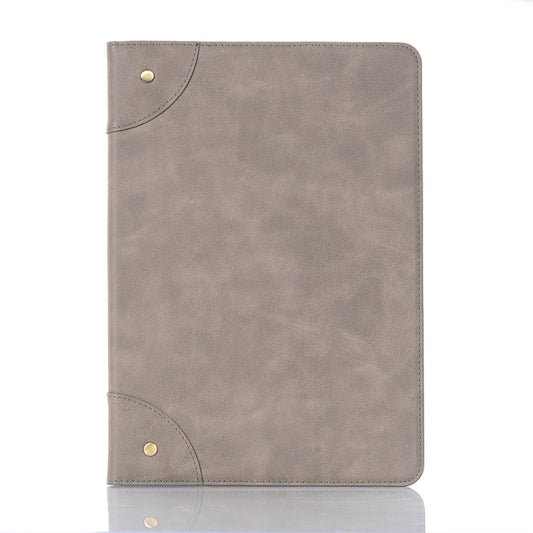 For iPad 10.2 / 10.5 Retro Book Style Horizontal Flip Leather Case with Holder & Card Slots & Wallet