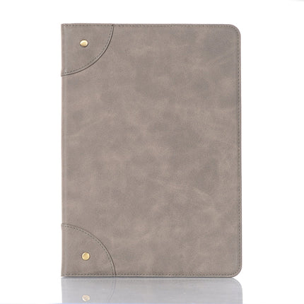 For iPad 10.2 / 10.5 Retro Book Style Horizontal Flip Leather Case with Holder & Card Slots & Wallet