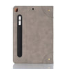 For iPad 10.2 / 10.5 Retro Book Style Horizontal Flip Leather Case with Holder & Card Slots & Wallet