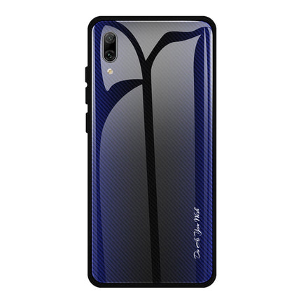 Texture Gradient Glass Protective Case, For Huawei Enjoy 9 Plus / Y9 2019, For Huawei Enjoy 9s, For Huawei Mate 20 Pro, For Huawei P20 Pro