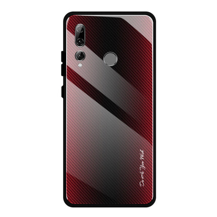 Texture Gradient Glass Protective Case, For Huawei Enjoy 9 Plus / Y9 2019, For Huawei Enjoy 9s, For Huawei Mate 20 Pro, For Huawei P20 Pro