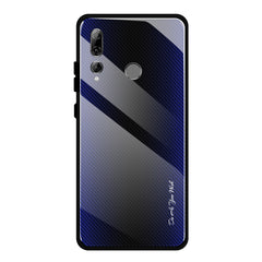 Texture Gradient Glass Protective Case, For Huawei Enjoy 9 Plus / Y9 2019, For Huawei Enjoy 9s, For Huawei Mate 20 Pro, For Huawei P20 Pro